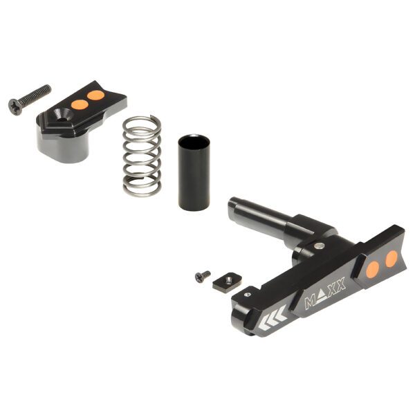 Magazine Release Aluminio CNC Tipo A Negro - Maxx - Imagen 2